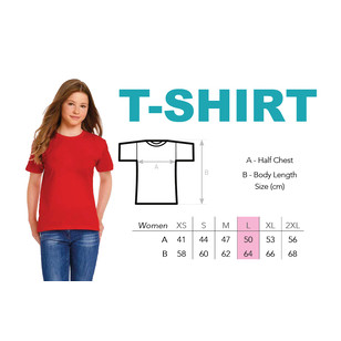 T-Shirt modèle femme L rouge - CSDMS